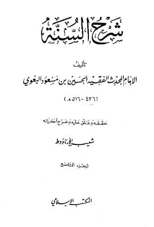شرح السنة للبغوي (الجزء التاسع)