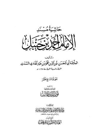 حاشية السندي على مسند أحمد (الجزء السابع عشر)