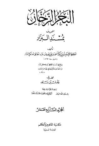 مسند البزار (الجزء السابع عشر)