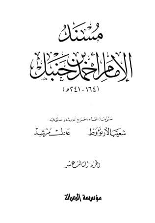 مسند أحمد (الجزء الثالث عشر)