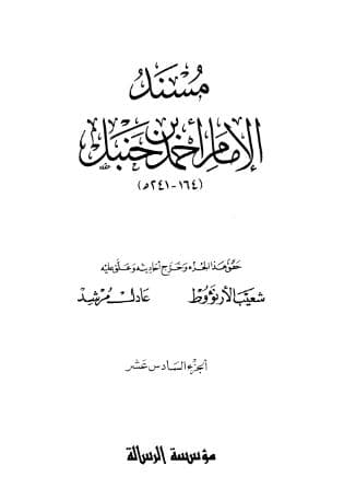 مسند أحمد (الجزء السادس عشر)